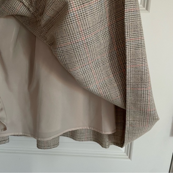 Gal Meets Glam Philippa Anthropologie Plaid Bow-Tie Mini Dress - Picture 6 of 10